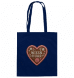 Herz Wiesn Huar - Organic Cotton Bag – Bild 3