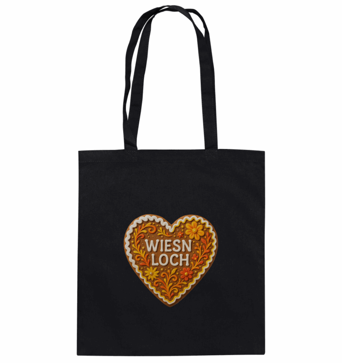 Herz Loch - Organic Cotton Bag – Bild 1