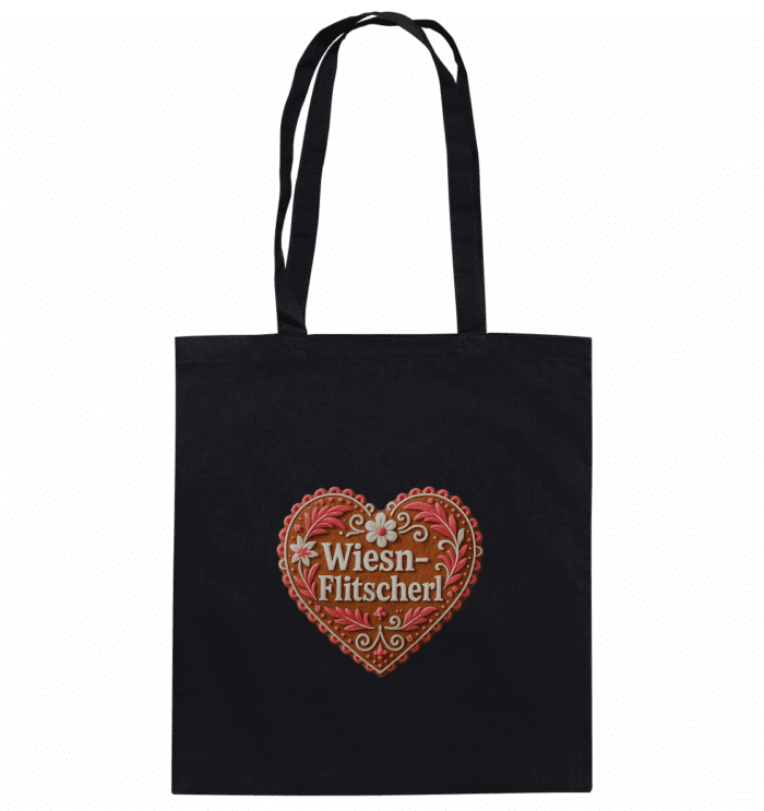 Herz Flitscherl - Organic Cotton Bag – Bild 1