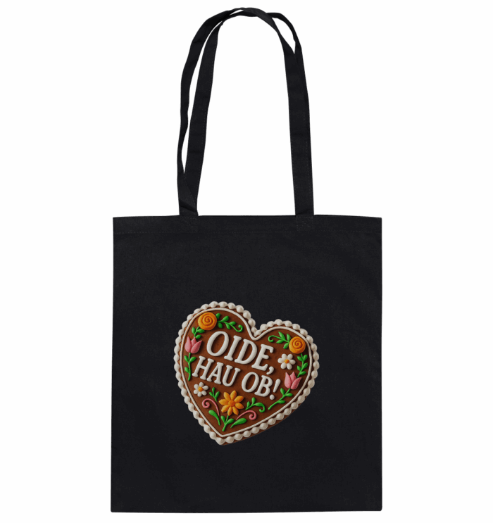 Herz Hau ob - Organic Cotton Bag – Bild 1