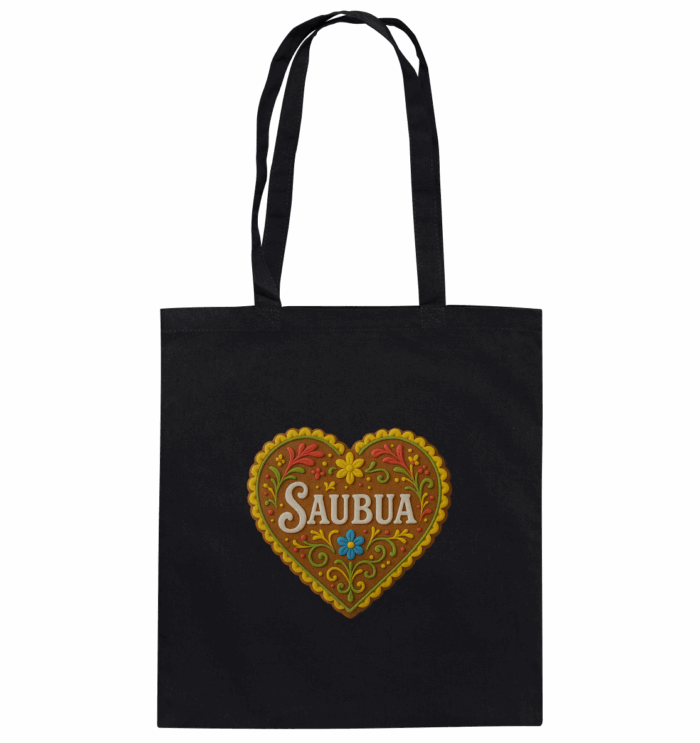 Herz Saubua - Organic Cotton Bag – Bild 1