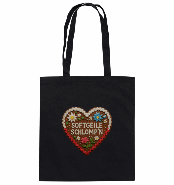 Herz Schlompn - Organic Cotton Bag – Bild 1