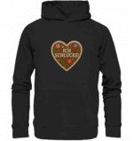 Herz Ich schlucke - Organic Hoodie