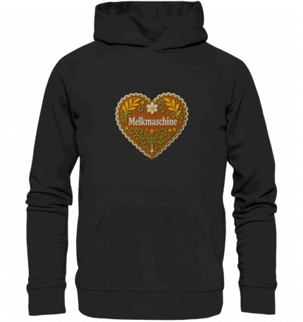 Herz Melkmaschine - Organic Hoodie