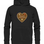 Herz Pudern - Organic Hoodie