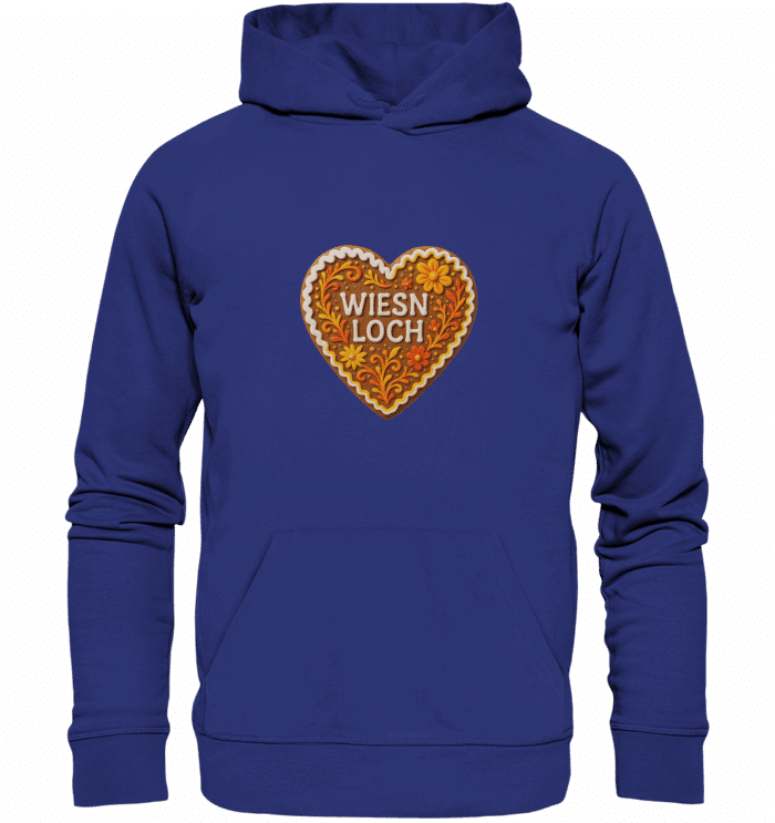 Herz Loch - Organic Hoodie – Bild 5
