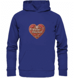 Herz Flitscherl - Organic Hoodie – Bild 5