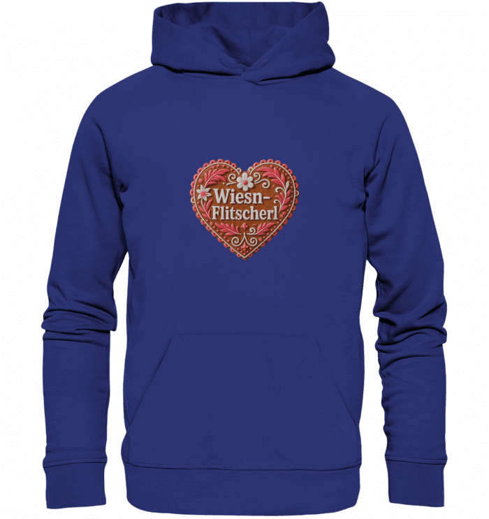 Herz Flitscherl - Organic Hoodie – Bild 5