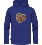 Herz Hau ob - Organic Hoodie – Bild 5