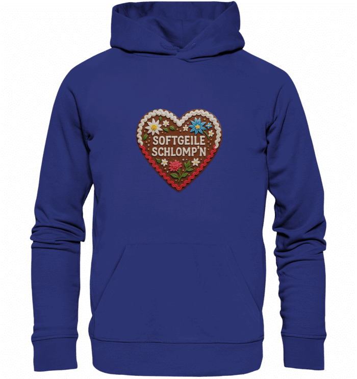 Herz Schlompn - Organic Hoodie – Bild 5
