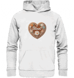 Herz Blosn - Organic Hoodie – Bild 3