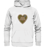 Herz Hintertürl - Organic Hoodie – Bild 3