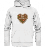 Herz Ich schlucke - Organic Hoodie – Bild 3