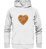 Herz Loch - Organic Hoodie – Bild 3