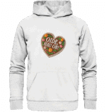 Herz Hau ob - Organic Hoodie – Bild 3