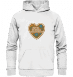 Herz Weisswurscht - Organic Hoodie – Bild 3