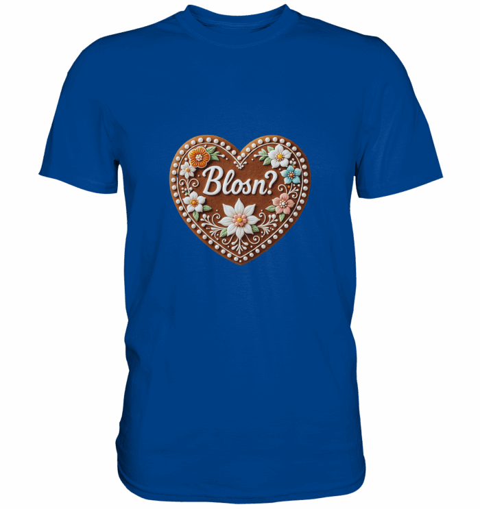 Herz Blosn - Premium Classic T-Shirt – Bild 3