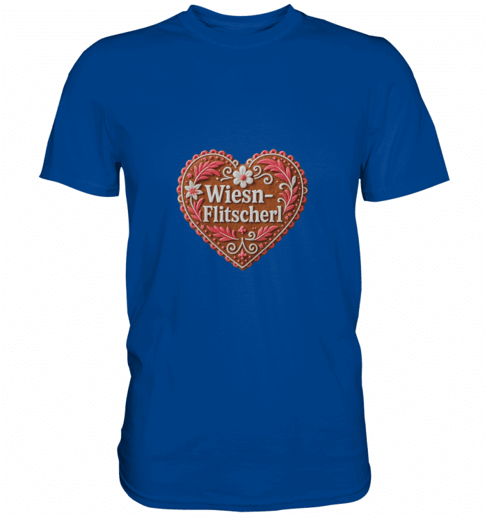 Herz Flitscherl - Premium Classic T-Shirt – Bild 3