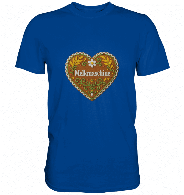 Herz Melkmaschine - Premium Classic T-Shirt – Bild 3