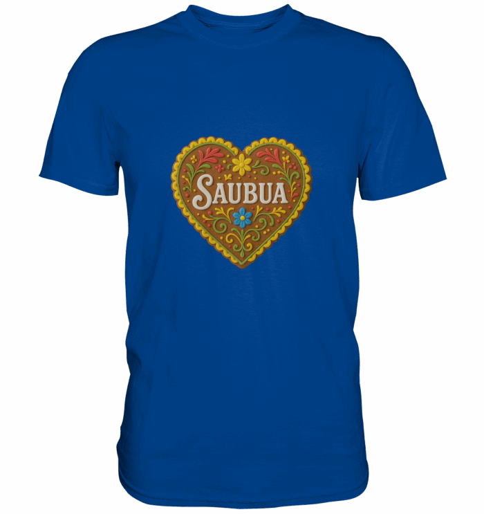Herz Saubua - Premium Classic T-Shirt – Bild 3