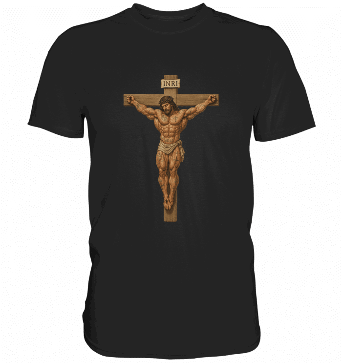 MuscleJESUS1 - Premium Classic T-Shirt – Bild 1