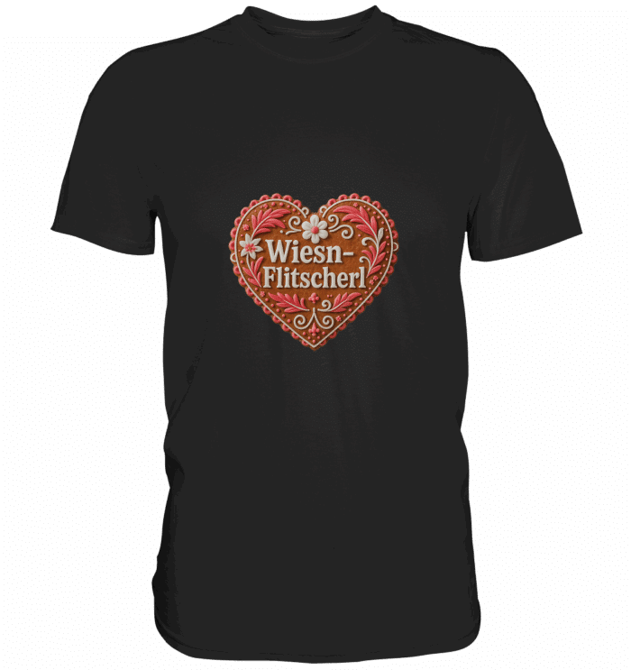 Herz Flitscherl - Premium Classic T-Shirt – Bild 1
