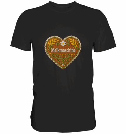 Herz Melkmaschine - Premium Classic T-Shirt