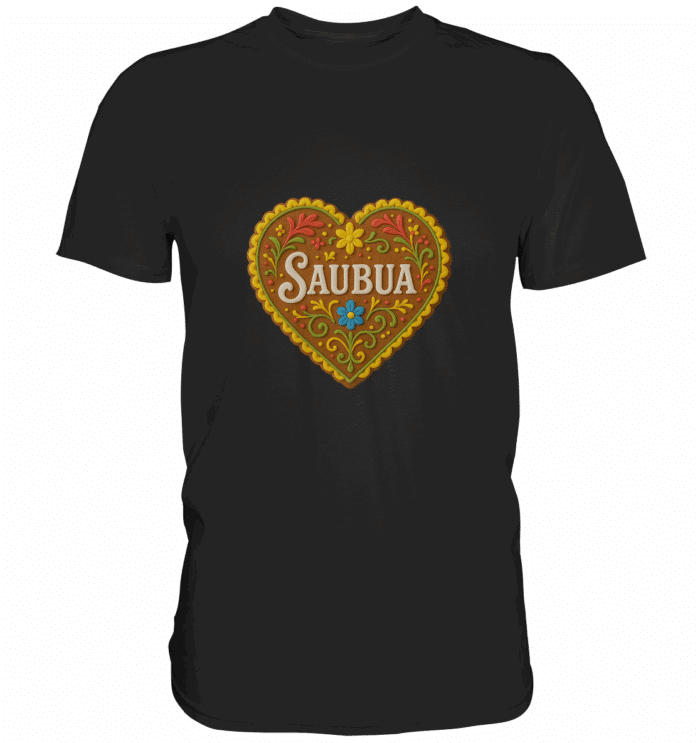 Herz Saubua - Premium Classic T-Shirt – Bild 1