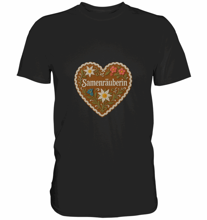 Herz Samenräuberin - Premium Classic T-Shirt – Bild 1