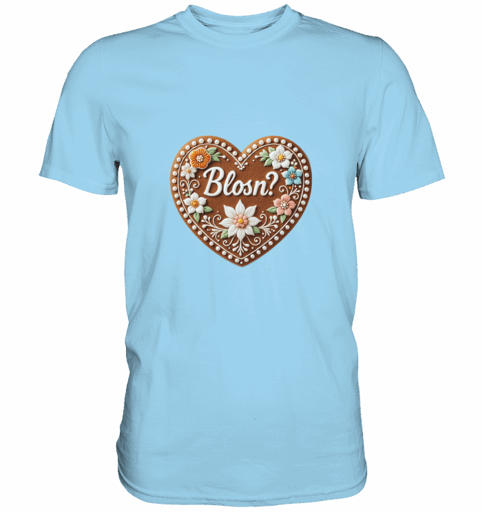 Herz Blosn - Premium Classic T-Shirt – Bild 5