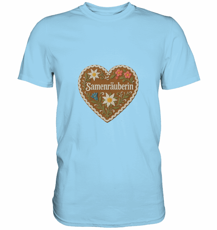 Herz Samenräuberin - Premium Classic T-Shirt – Bild 5