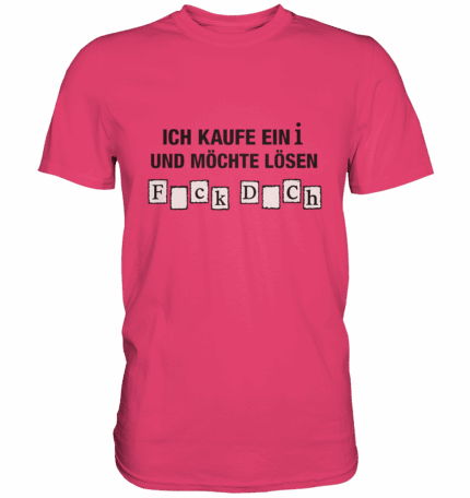 Ich kaufe ein i - Premium Classic T-Shirt