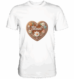 Herz Blosn - Premium Classic T-Shirt – Bild 7