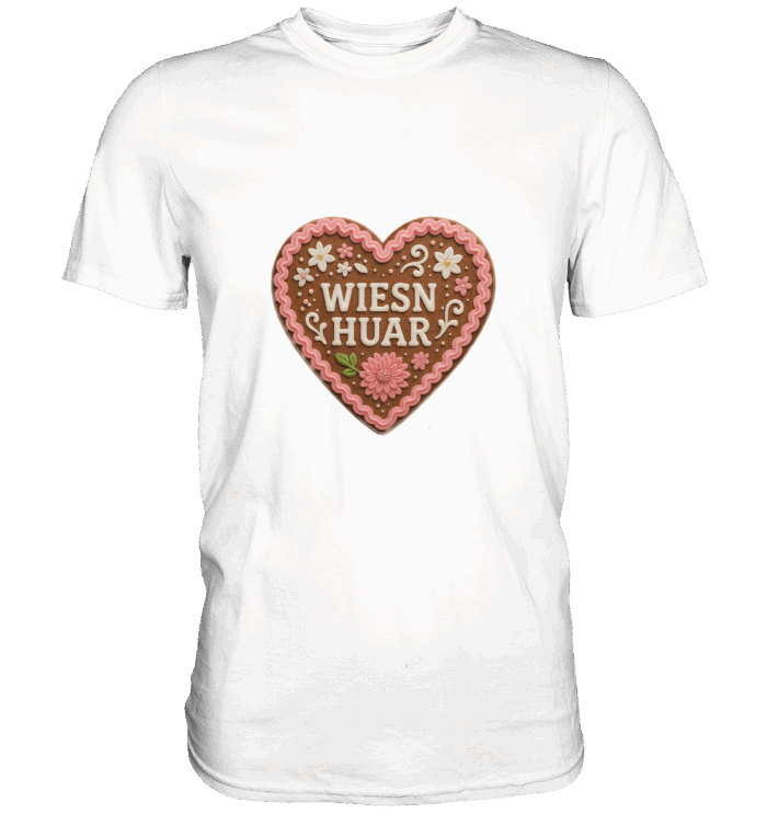 Herz Wiesn Huar - Premium Classic T-Shirt – Bild 7