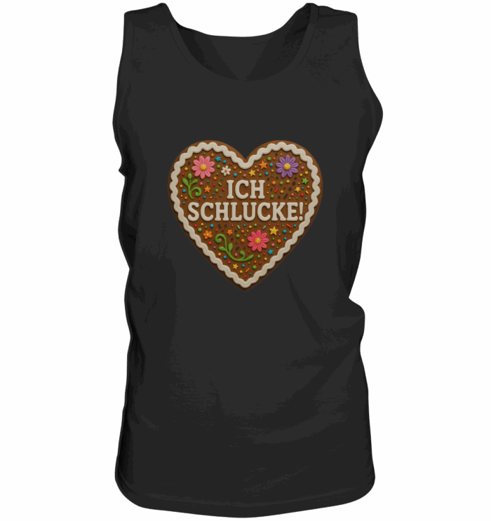 Herz Ich schlucke - Relaxed Tank Top – Bild 1