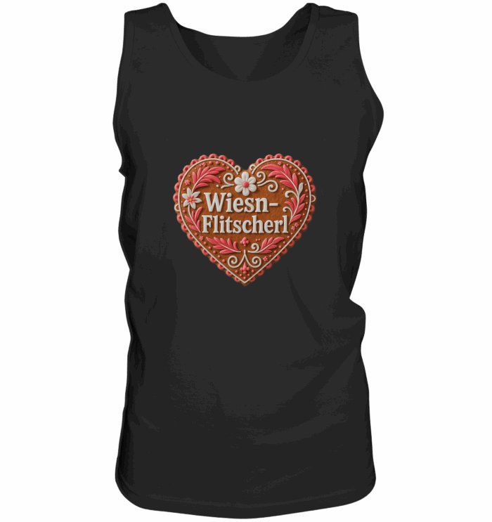 Herz Flitscherl - Relaxed Tank Top – Bild 1