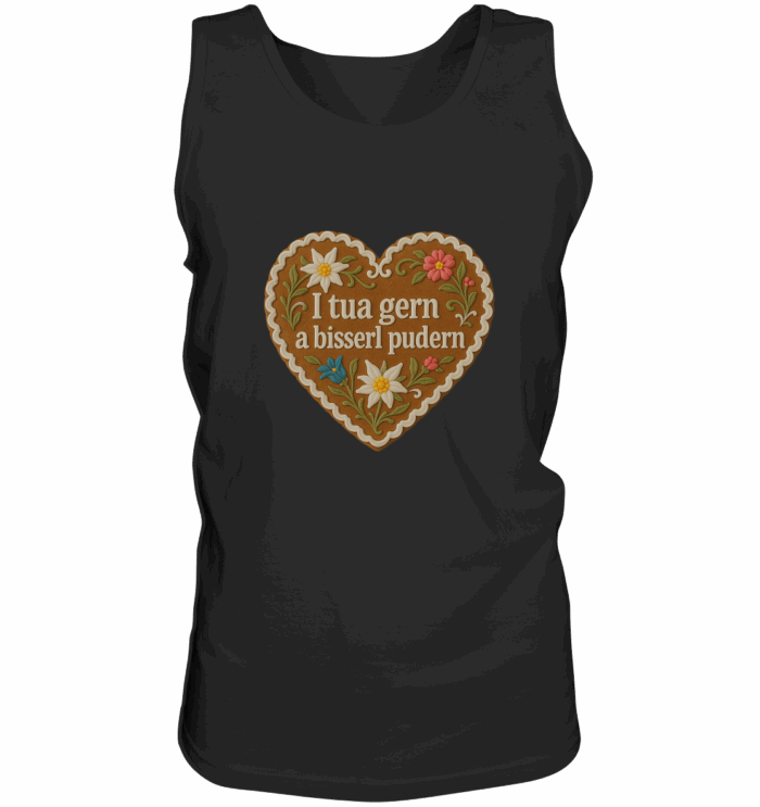 Herz Pudern - Relaxed Tank Top – Bild 1