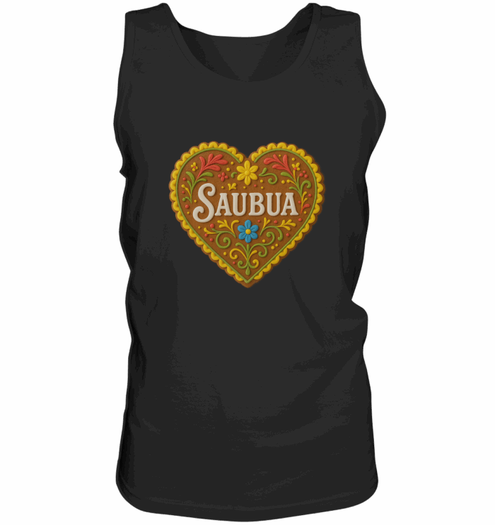 Herz Saubua - Relaxed Tank Top – Bild 1
