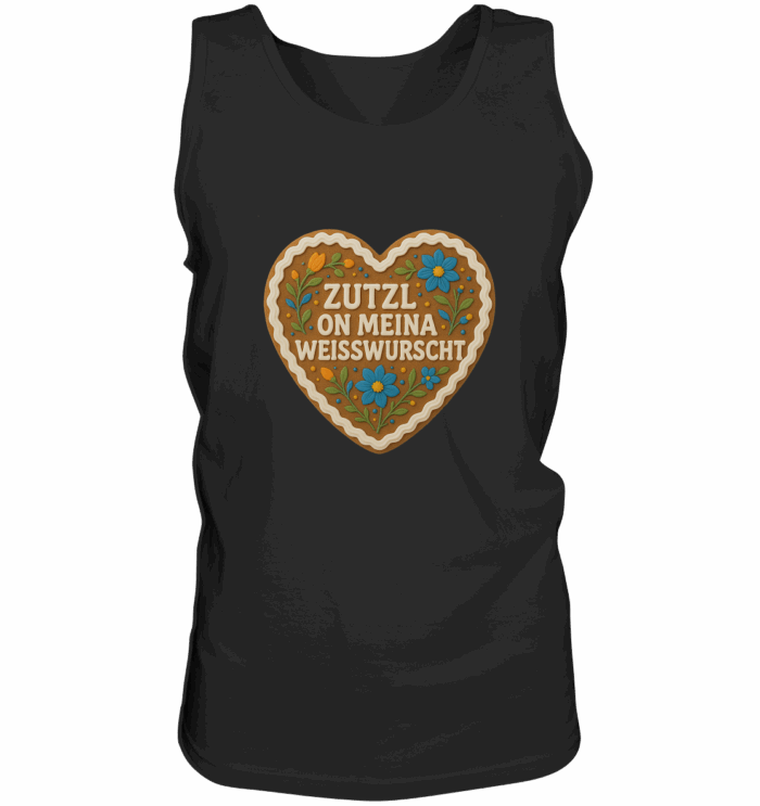 Herz Weisswurscht - Relaxed Tank Top – Bild 1