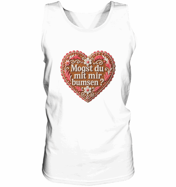 Herz Bumsen - Relaxed Tank Top – Bild 3
