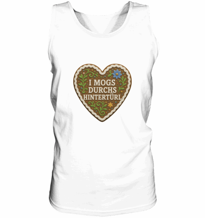 Herz Hintertürl - Relaxed Tank Top – Bild 3
