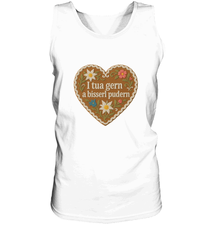 Herz Pudern - Relaxed Tank Top – Bild 3