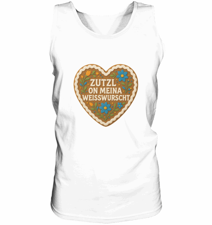Herz Weisswurscht - Relaxed Tank Top – Bild 3