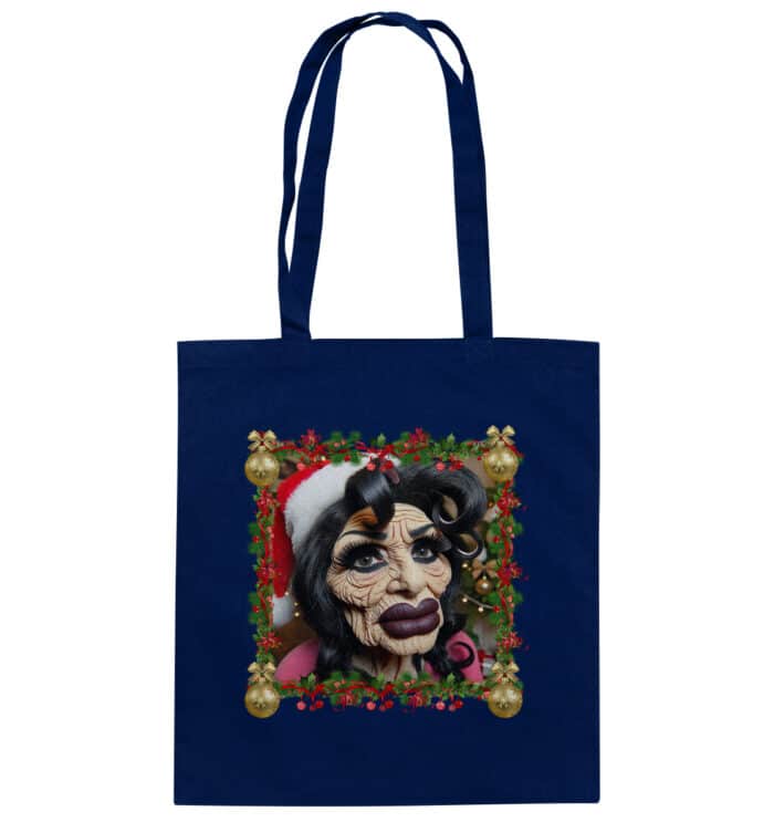 Milf Christmas - Organic Cotton Bag – Bild 3