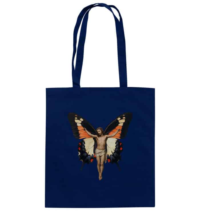 Jesus Butterfly 7 - Organic Cotton Bag – Bild 3