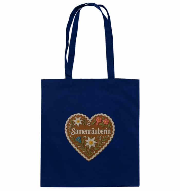 Herz Samenräuberin - Organic Cotton Bag – Bild 3