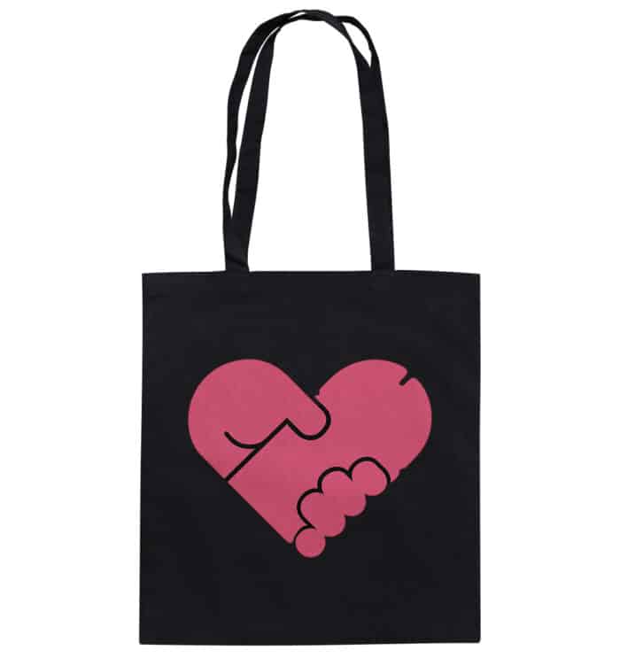 Pens heart - Organic Cotton Bag – Bild 1