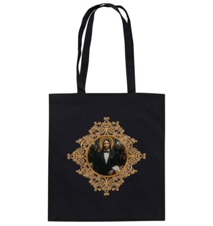 Jesus in Smoking - Organic Cotton Bag