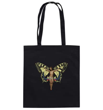 Jesus Butterfly 8 - Organic Cotton Bag