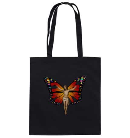 Jesus Butterfly 10 - Organic Cotton Bag
